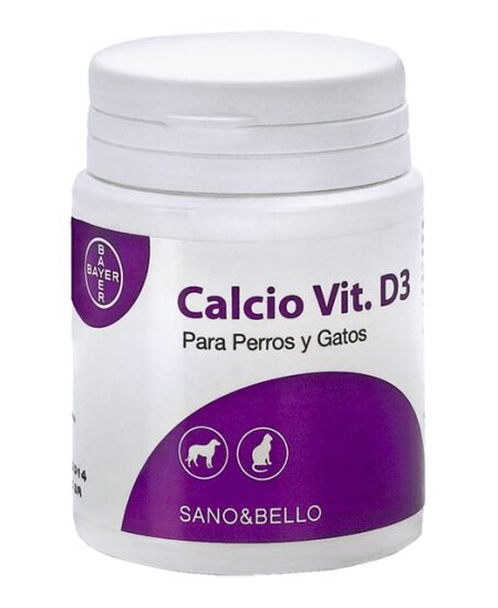 SANO Y BELLO CALCIO VIT D3 60 COMP